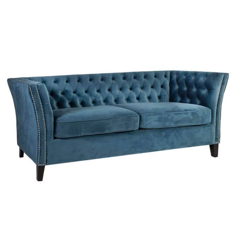 Sofa MAYERS trivietė mėlyna