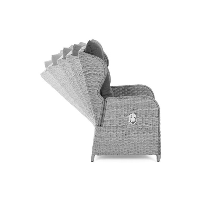 Sodo baldai SOFIA grey/grey