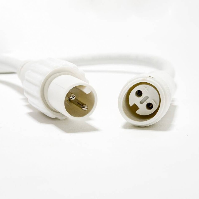 LED girlianda 5m, 60 diodų, šaltai balta, FLASH, IP67