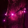 LED girlianda 5m, 50 diodų, rožinė, IP44