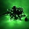 LED girlianda 5m, 50 diodų, žalia, IP44