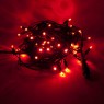 LED girlianda 5m, 50 diodų, raudona, IP44