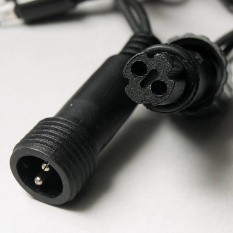 LED girlianda 5m, 50 diodų, raudona, IP44