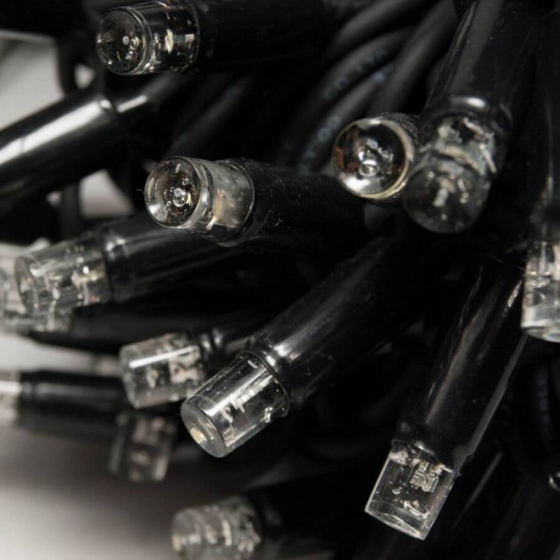 LED girlianda 100 m 1000 diodų šaltai balta, FLASH IP67