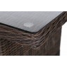 Lauko baldų komplektas KALIFORNIA DINING BROWN MAT/BROWN MELANGE (kairinis)