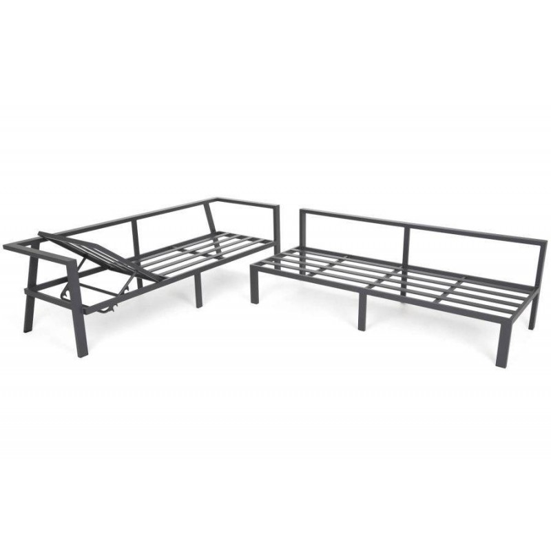 Lauko baldai MAJAMI GREY/TAUPE