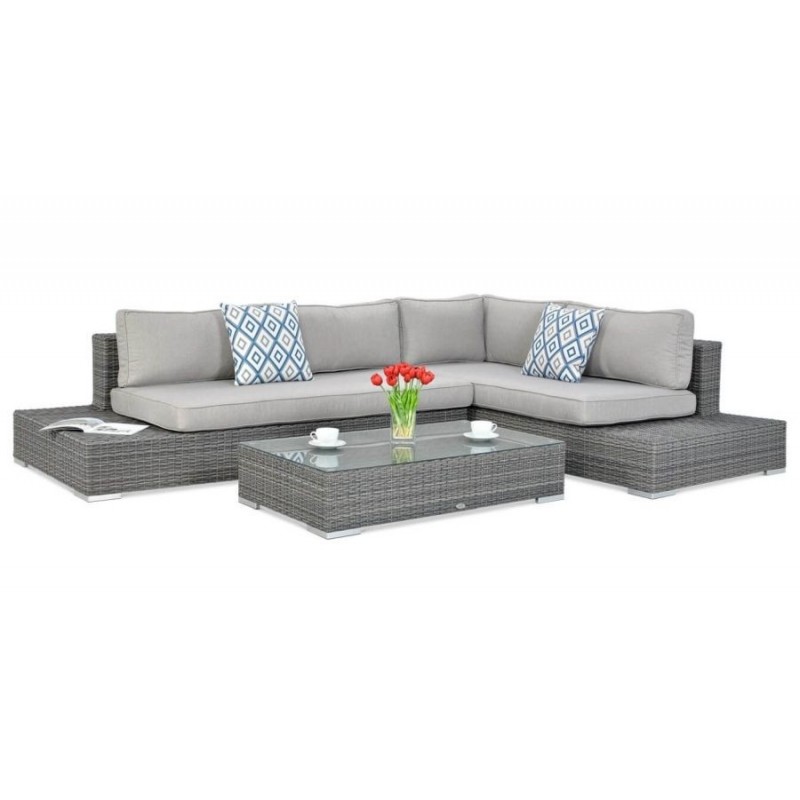 Lauko baldų komplektas VERENA PREMIUM DARK GREY