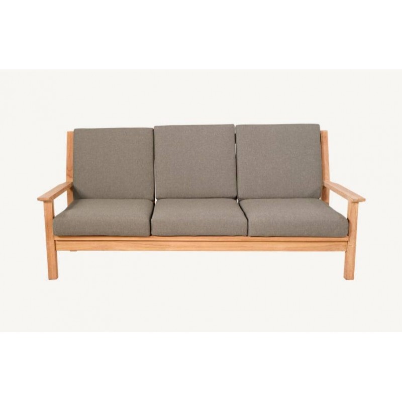 Trivietė poilsio sofa su pagalvėlėmis