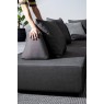 Kampinės sofos komplektas PIPER CHARCOAL, 4 dalių su pagalvėmis