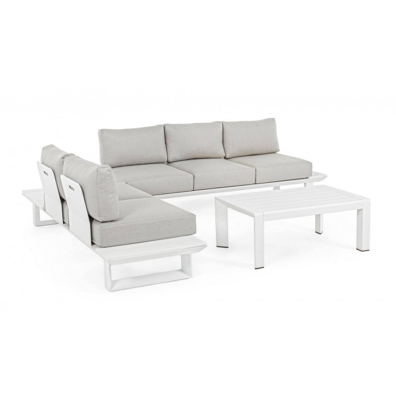 Kampinė sofa CONNOR WHITE