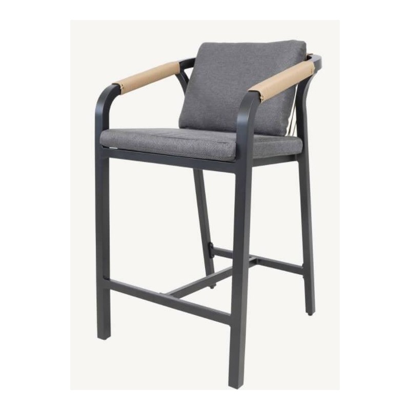Baro kėdė RIMINI juoda 58x63,5x98cm