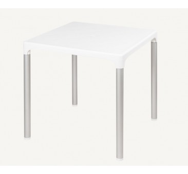 Lauko stalas BELLA baltas, plastikinis