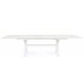 Išskleidžiamas aliuminio stalas KENYON WHITE, 200-300X110 cm, baltas