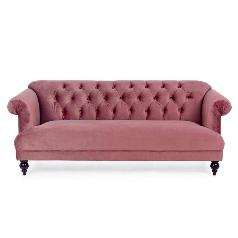 Sofa BLOSSOM ANTIQUE PINK, trivietė