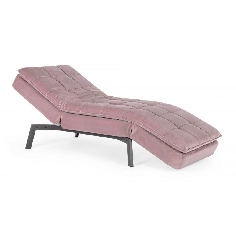 Relaksacinis gultas-fotelis-kėdė BEA BLUSH VELVET