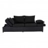 Sofa-gultas ROMA BLACK 210x80x66cm