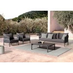 Lauko baldų komplektas FLORENCIA CHARCOAL