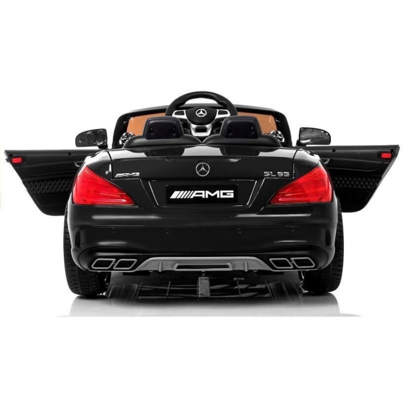 Elektromobilis MERCEDES SL65 AMG juodas
