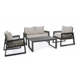 Lauko baldų komplektas CAPTIVA CHARCOAL