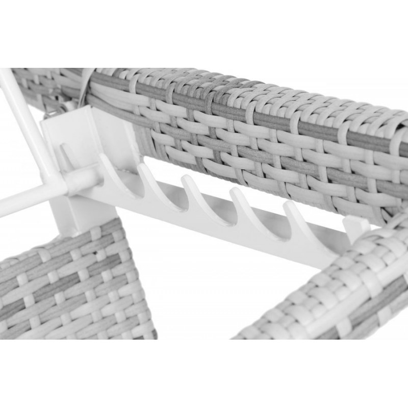 Lauko gultas MAROBELLA WHITE GREY