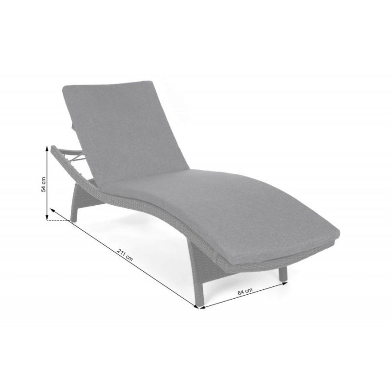 Lauko gultas MAROBELLA WHITE GREY