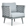 Lauko baldų komplektas MARINEL graphite + fotelis