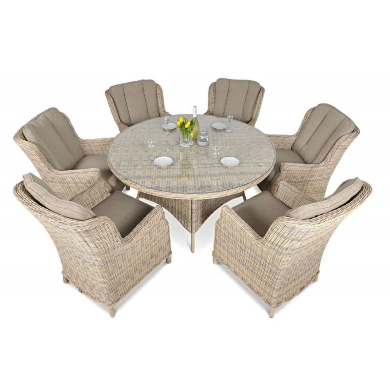Lauko baldai RAVAZAS DINING BEIGE 6+1