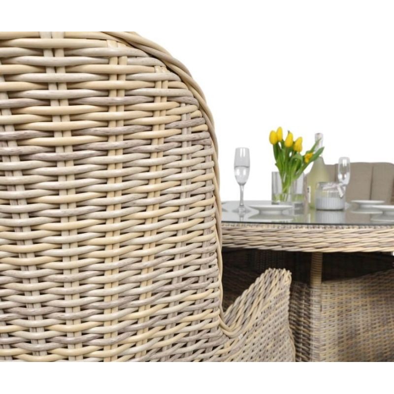 Lauko baldai RAVAZAS DINING BEIGE 6+1