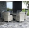 Lauko baldai RAVAZAS DINING BEIGE 6+1