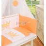 Mini vaikiška lovytė su patalyne ir baldakimu