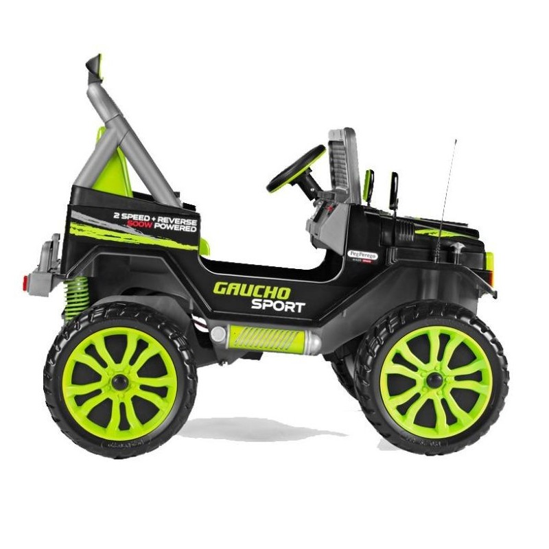 Elektromobilis PEG PEREGO GAUCHO SPORT žalias