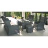 Pinti lauko baldai TRAVENTO 3 DARK GREY