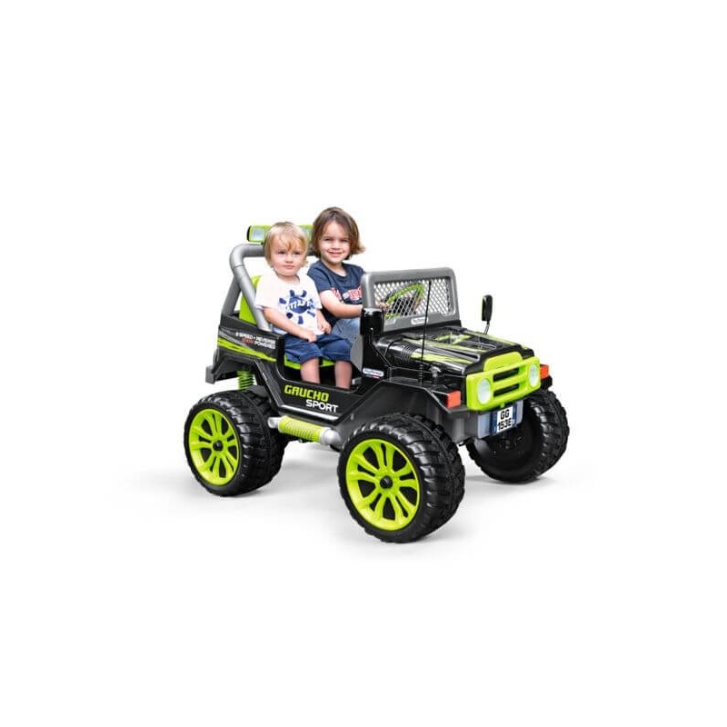 Elektromobilis PEG PEREGO GAUCHO SPORT žalias