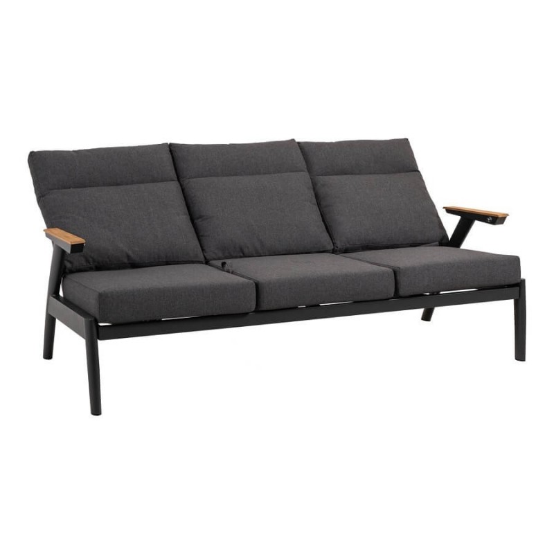 Trivietė lauko sofa su reguliuojamais atlošais FLORENCE