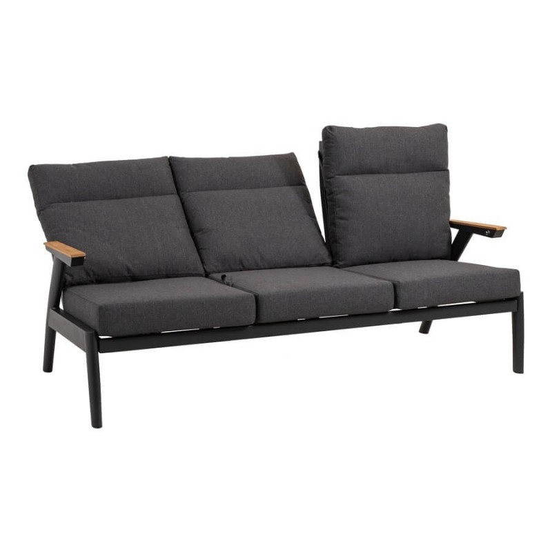 Trivietė lauko sofa su reguliuojamais atlošais FLORENCE