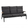 Trivietė lauko sofa su reguliuojamais atlošais FLORENCE