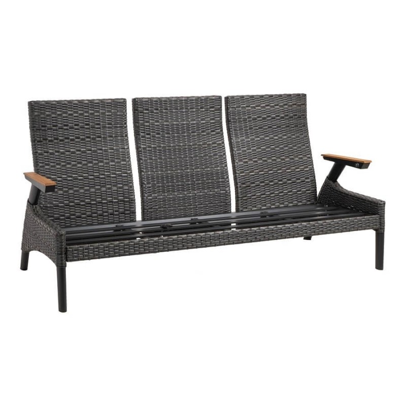 Trivietė lauko sofa su reguliuojamais atlošais FLORENCE FORTE