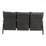 Trivietė lauko sofa su reguliuojamais atlošais FLORENCE FORTE