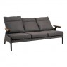 Trivietė lauko sofa su reguliuojamais atlošais FLORENCE FORTE