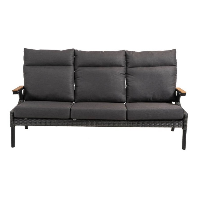 Trivietė lauko sofa su reguliuojamais atlošais FLORENCE FORTE