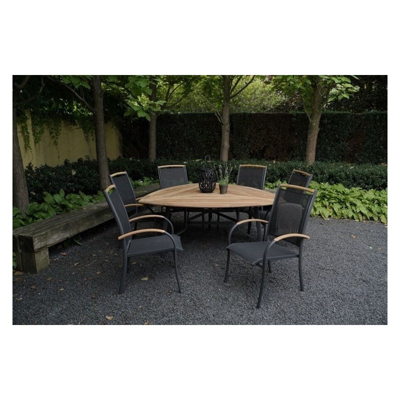 Trikampis stalas MONZA 170x170x74cm