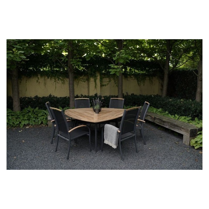 Trikampis stalas MONZA 170x170x74cm