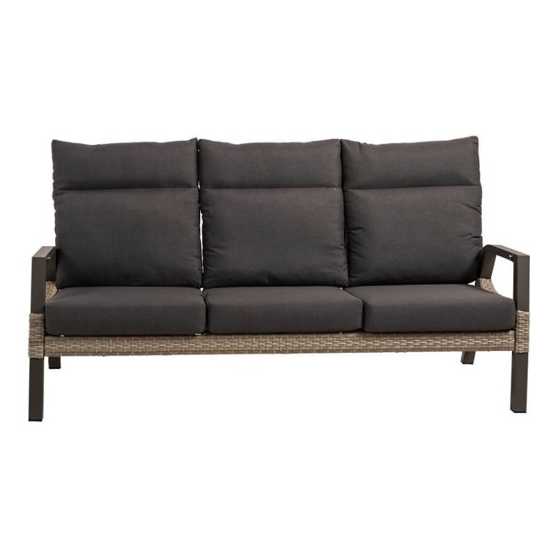 Trivietė lauko sofa su reguliuojamais atlošais TREVISO MOUNTAIN