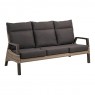Trivietė lauko sofa su reguliuojamais atlošais TREVISO MOUNTAIN