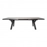 Prailginamas lauko stalas CASTILLA NEGRO 185/245x102x77