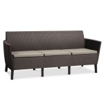 Lauko sofa SALEMO BROWN 187x67x76
