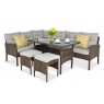 Lauko komplektas TH 3 BROWN su pufais