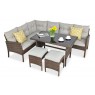 Lauko komplektas TH 3 BROWN su pufais