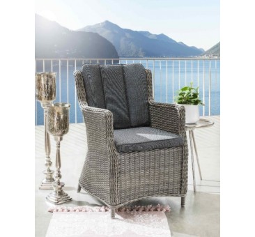 Lauko fotelis TAN6 GREY/BROWN MELANGE 60x71x87cm