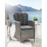 Lauko fotelis TAN6 GREY/BROWN MELANGE 60x71x87cm